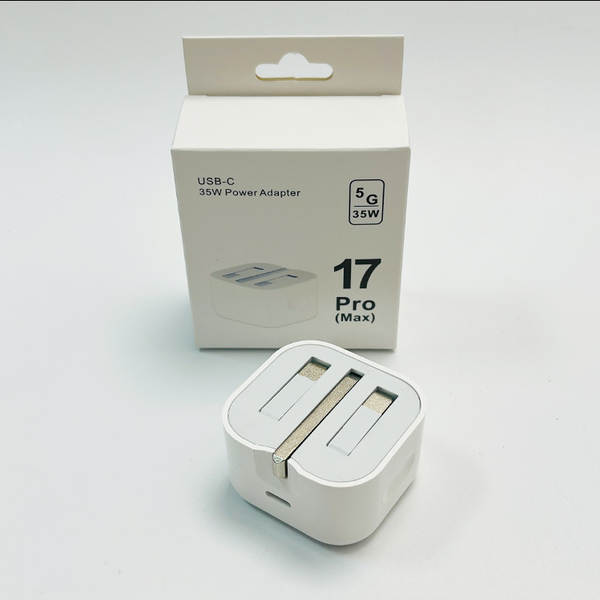 Cabeça de carregamento transfronteiriça de 35W para a Europa e os EUA para o novo carregador de iPhone 17 da Apple