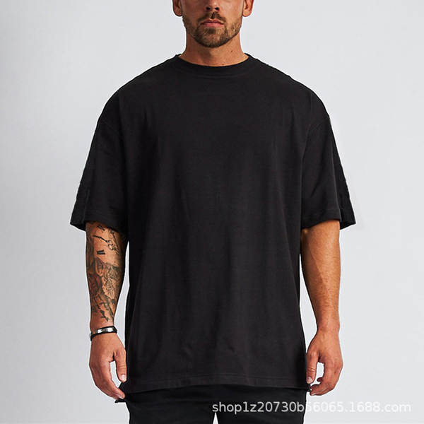 Camiseta Masculina Oversized de Algodão