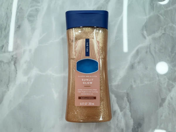 Gel de óleo corporal hidratante de café e rosa