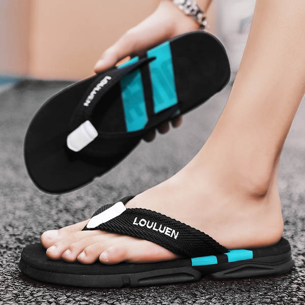 Sandália de borracha masculina