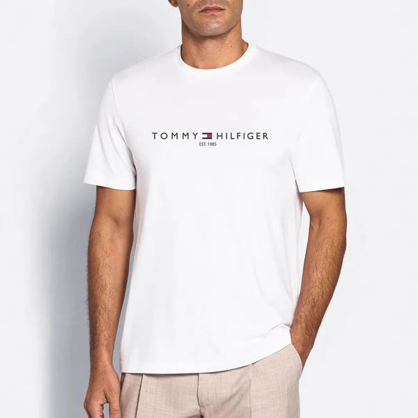 Hilfiger Pure Cotton T-Shirt de Verão Pure Cotton T-Shirt