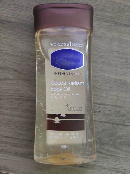 Gel de óleo corporal hidratante de café e rosa