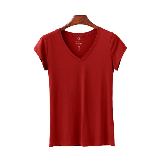T-shirt feminino de pulso curto para o verão T-shirt feminino K242A