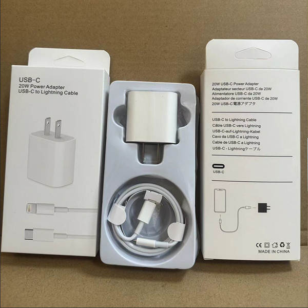 Cabeça de carregamento de celular padrão europeu pd20w para Apple 15 carregador iPad kit linha de dados pd 35w