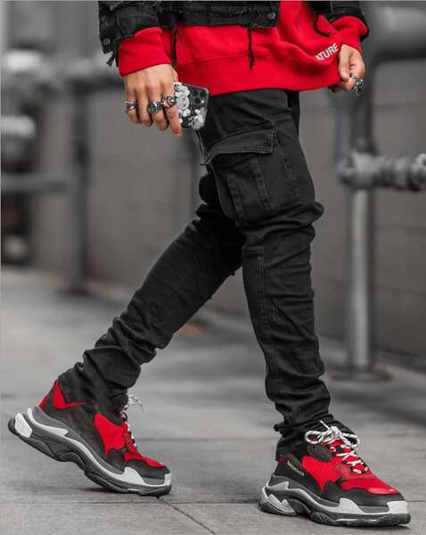 2021 Euro-americano transfronteiriço novo jeans masculino bolso lateral de pernas estreitas jeans NK388
