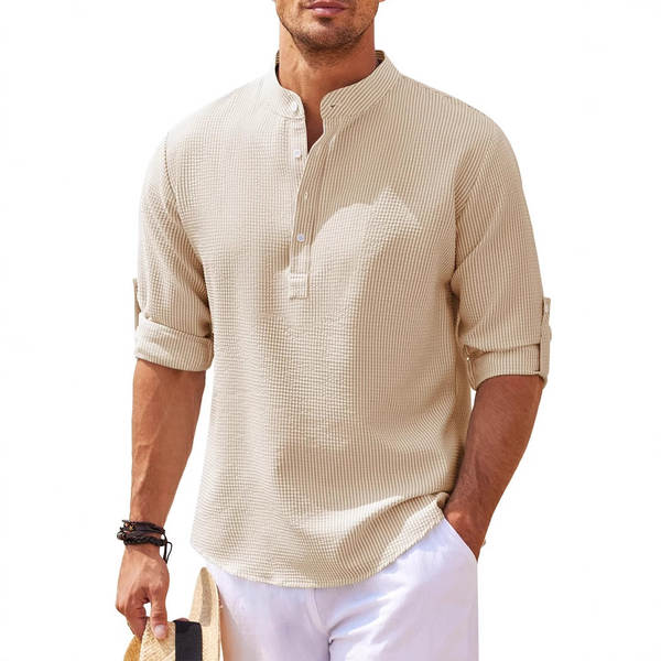 2025 Camiseta masculina europeia com mangas compridas com mangas abertas de pâncreas T-shirt masculino de lazer camisa de luxo de atacado