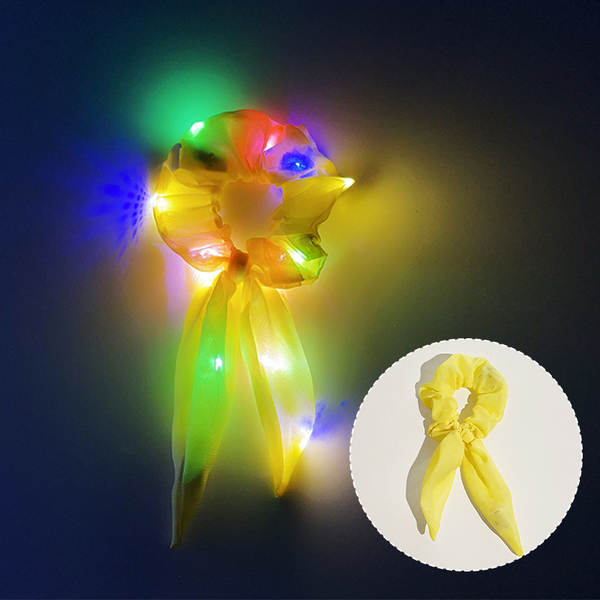 LED brilho do intestino grosso cabelo círculo di luz da noite cabelo brilho da luz da noite cabelo de cabelo da noite cabelo da fronteira cabelo