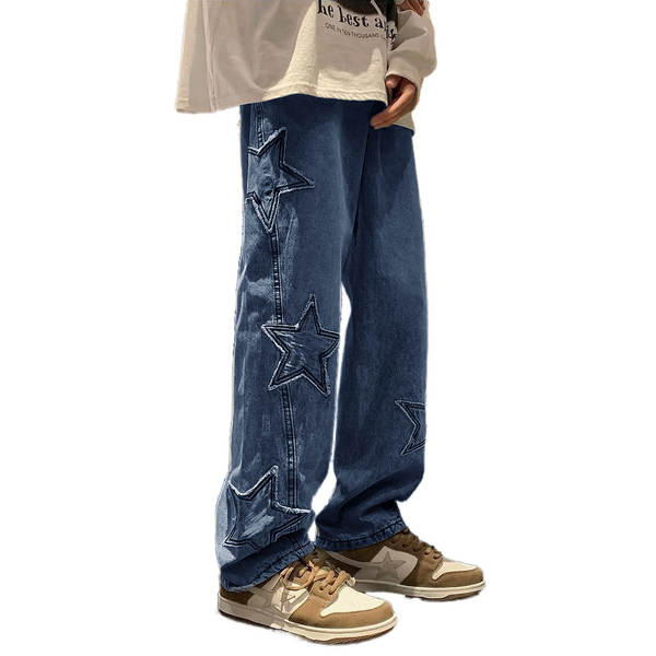 Calça Jeans Masculina Larga Inverno