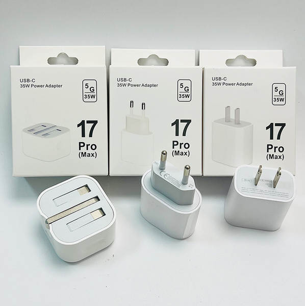 Cabeça de carregamento transfronteiriça de 35W para a Europa e os EUA para o novo carregador de iPhone 17 da Apple
