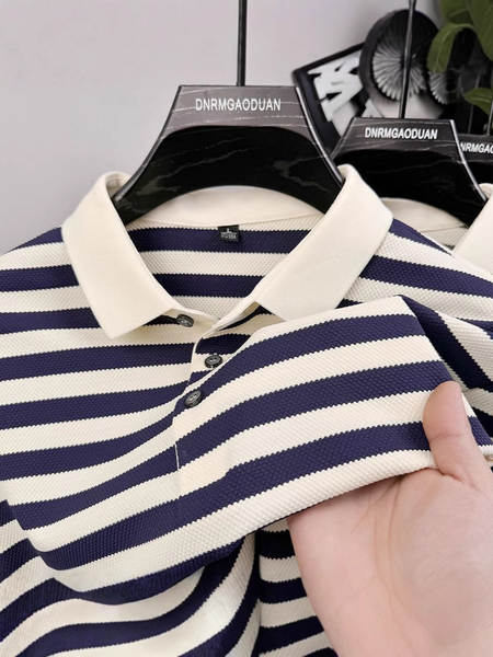 2025 Nova linha de luxo luxuoso homem de luxo pulseira curta pulseira POLO tendências de verão homens camisa de luxo