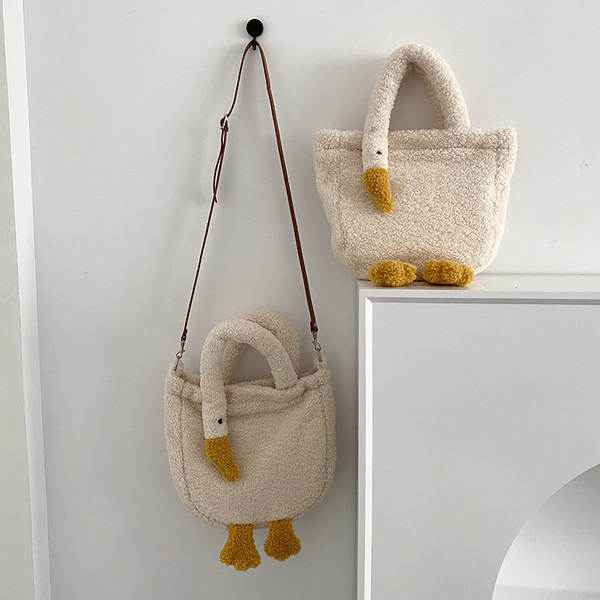 Bolsa de Pelúcia Fofa para Mulher