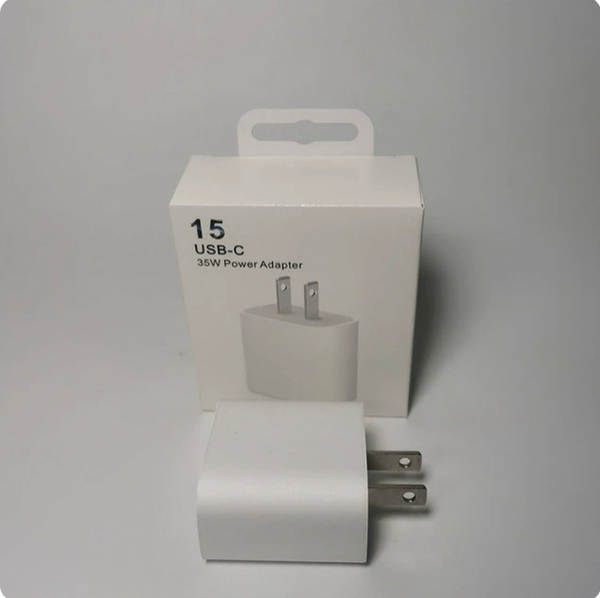 Cabeça de carregamento de celular padrão europeu pd20w para Apple 15 carregador iPad kit linha de dados pd 35w