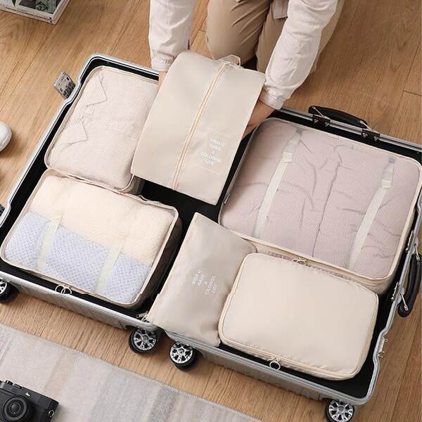 Conjunto de 7 Bolsas de Organização para Viagem