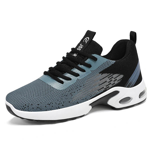 Sapatos masculinos de verão novos fabricantes de vendas diretas de colchões de ar suaves com centenas de sapatos esportivos a granel transfronteiriços de tecelagem aérea