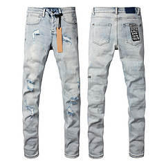 Calça Jeans Masculina Reta com Efeito Desgastado