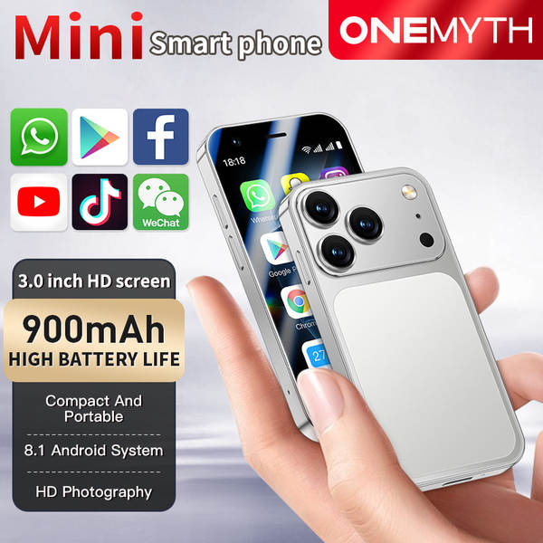 TK mini celular a17mini Android inteligente 3,0 polegadas de tela dupla placa de reposição para estudantes