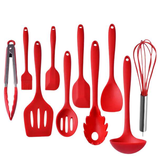 Conjunto de Utensílios de Cozinha de Silicone