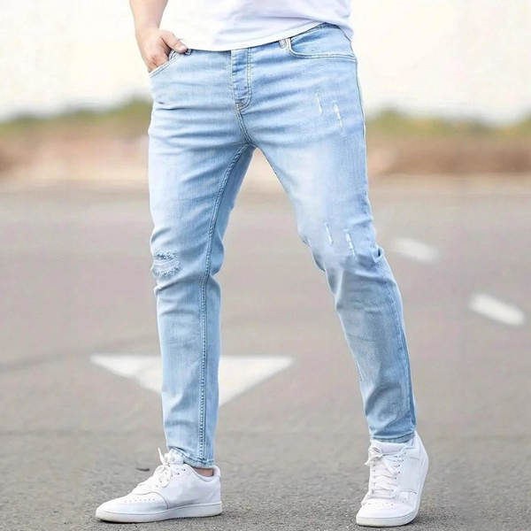 Calça Jeans Masculina Elástica