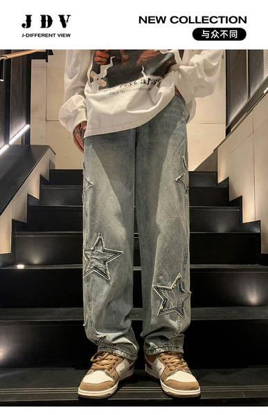 Calça Jeans Masculina Estilo Americano