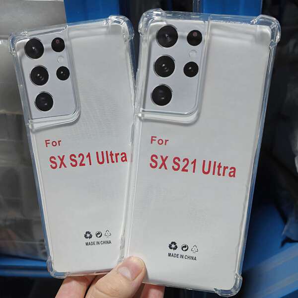 1.5mm transparente quad-angular tubo de ar TPU para Samsung S25/S23/S22