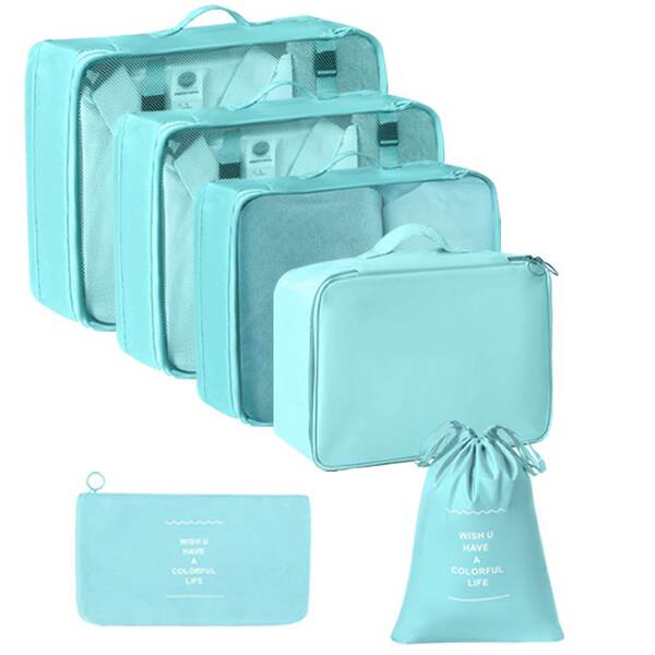Conjunto de 7 Bolsas de Organização para Viagem