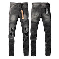 Calça Jeans Masculina Reta com Efeito Desgastado