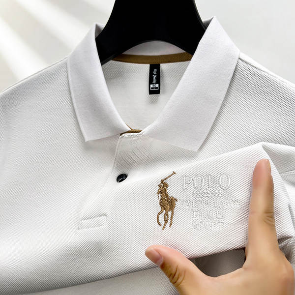 Camisa Polo Masculina de Algodão