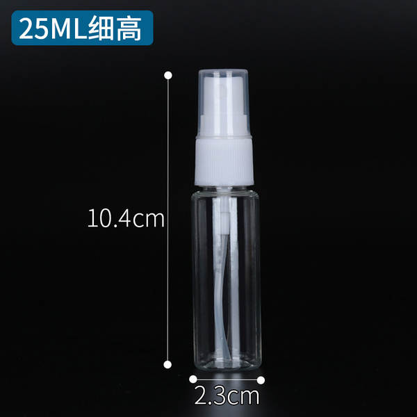 Venda por atacado 30ml 50ml 100ml garrafas de pulverização transparentes PET garrafas de plástico garrafas de distribuição de garrafas de pulverização de álcool