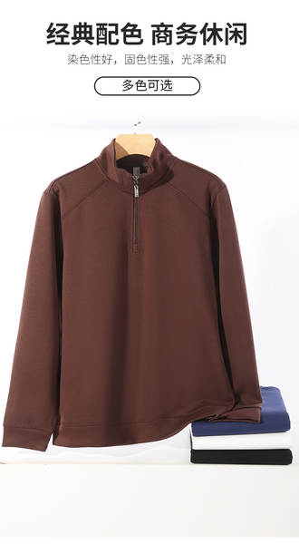Camiseta de manga longa de algodão para homem