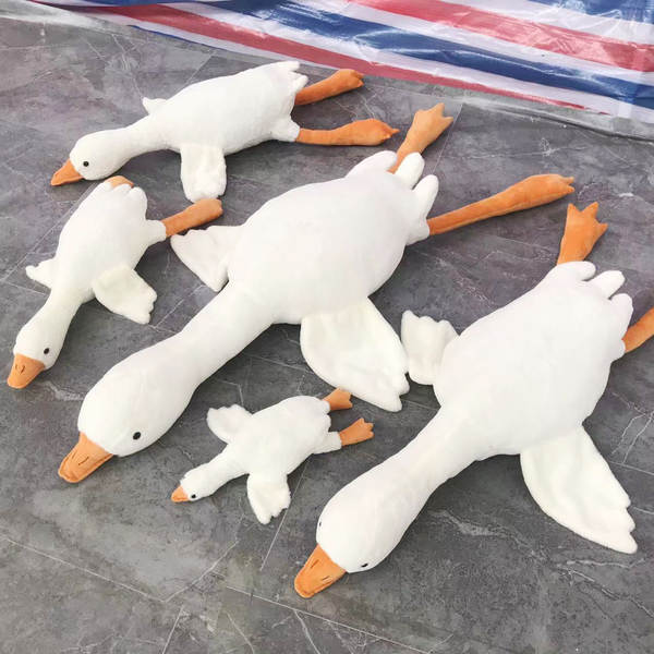 Bicho de Pelúcia Ganso Branco