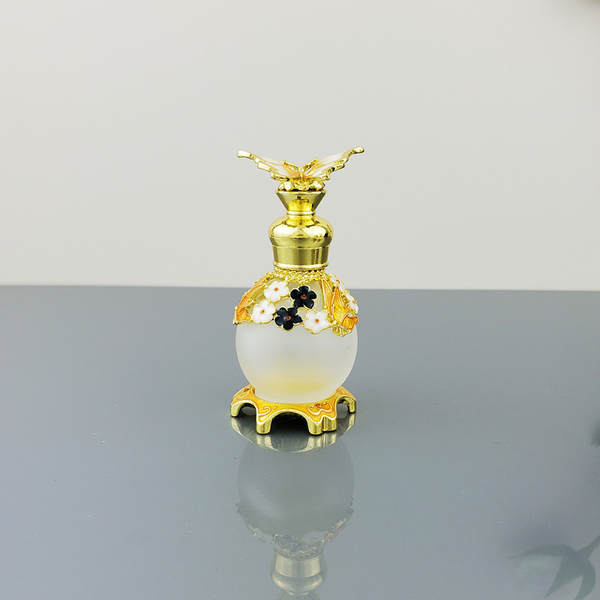 Botão de perfume de Dubai 15ml Berlim Menina Sem Pessoa Rose Blue Wind Clock Botão de perfume de óleo essencial de vidro vazio