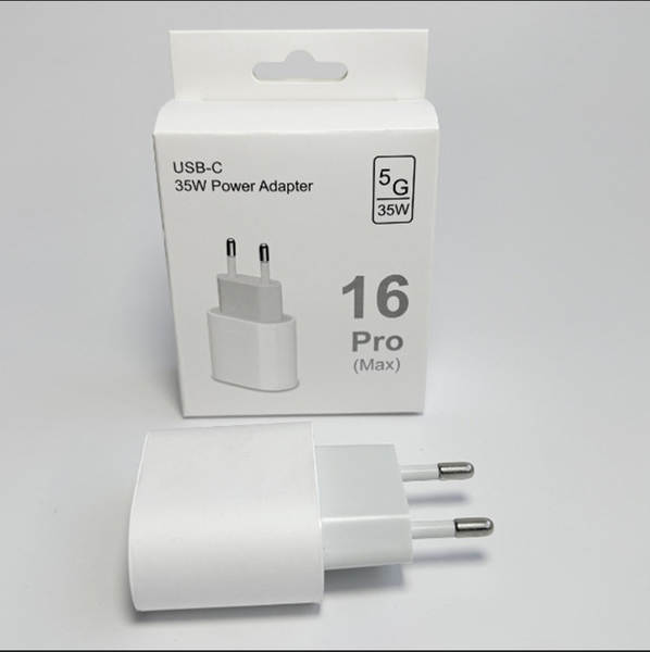 Cabeça de carregamento de celular padrão europeu pd20w para Apple 15 carregador iPad kit linha de dados pd 35w