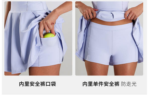 Vestido esportivo feminino de corrida e tênis