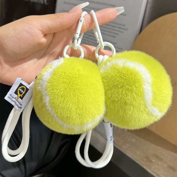 Pendente de Pelúcia de Coelho para Chave