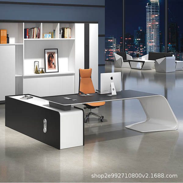 Mesa de Escritório Moderna com Cadeira