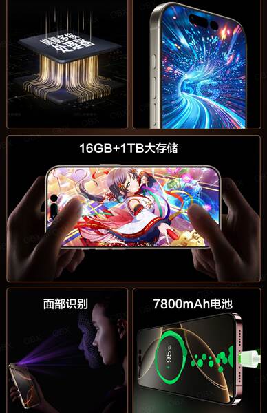 2025 Novo 16Promax Super fino e grande ecrã de milhares de dólares Jogos online para estudantes preço 5G smartphone original