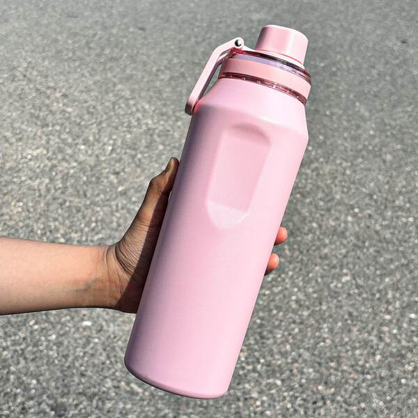 Novo vaso espacial transfronteiriço de negócios de grande capacidade 316 vaso de aquecimento de aço inoxidável ao ar livre com vaso de esporte portátil
