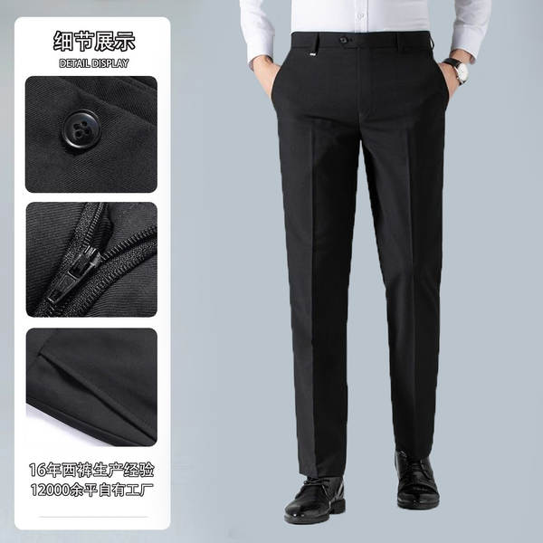 Calça social masculina preta