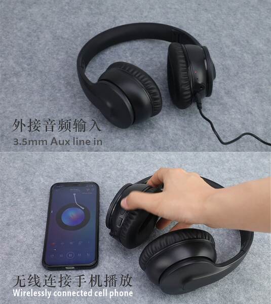 Fabricante de logotipo personalizado transfronteiriço de fones de ouvido Bluetooth de longa duração