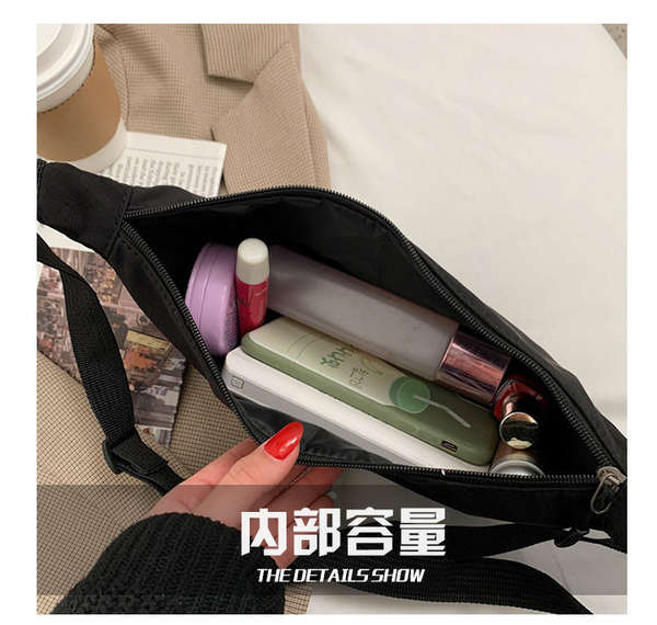 Bolsa cruzada feminina nylon