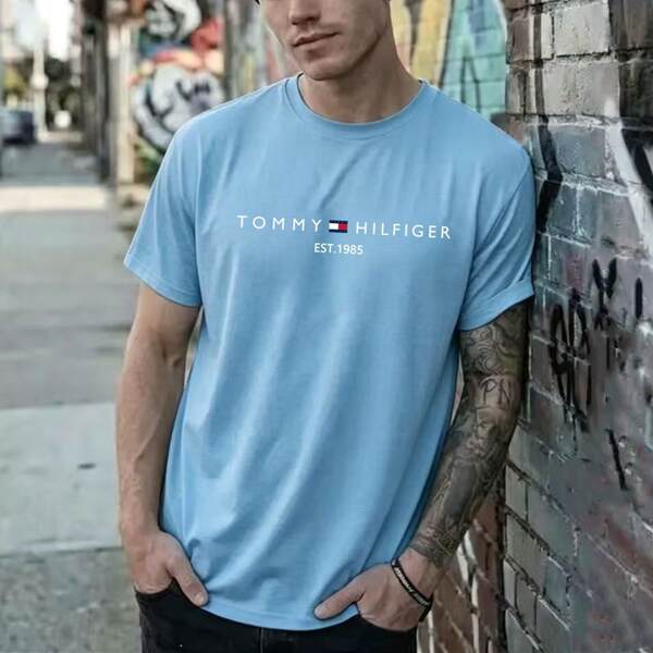 Hilfiger Pure Cotton T-Shirt de Verão Pure Cotton T-Shirt