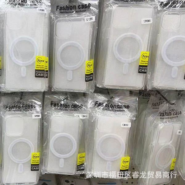 Para iPhone 16 15 Pro Apple 15 14 Pro Max magsafe casca magnética transparente 7