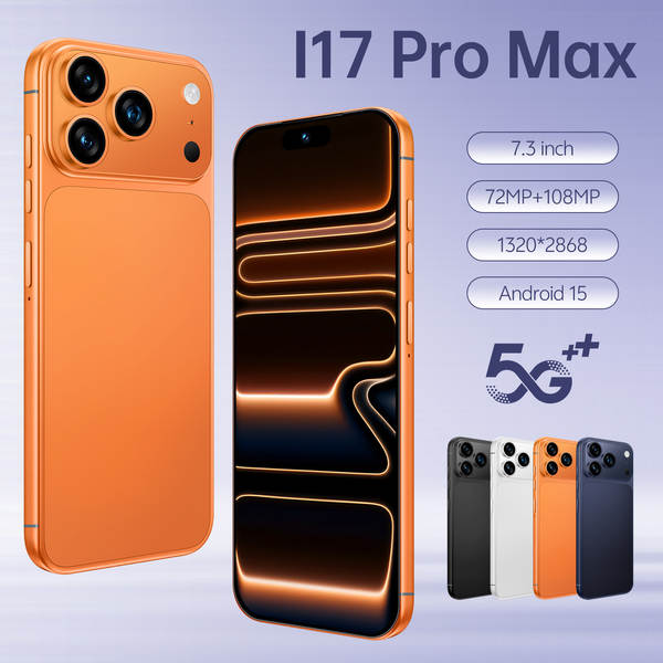 Novo i17 Pro Max transfronteiriço de 7,3 polegadas 4+64 Inteligente Android Comércio Exterior