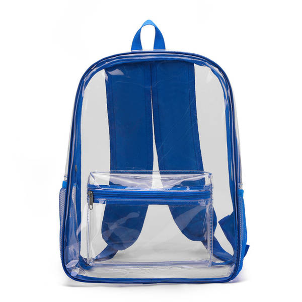 Amazon Transboundary Supply Transparente backpack pvc duplo ombro saco pvc saco grande capacidade saco estudante