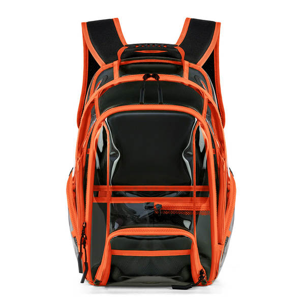 Amazon Transboundary Supply Transparente backpack pvc duplo ombro saco pvc saco grande capacidade saco estudante