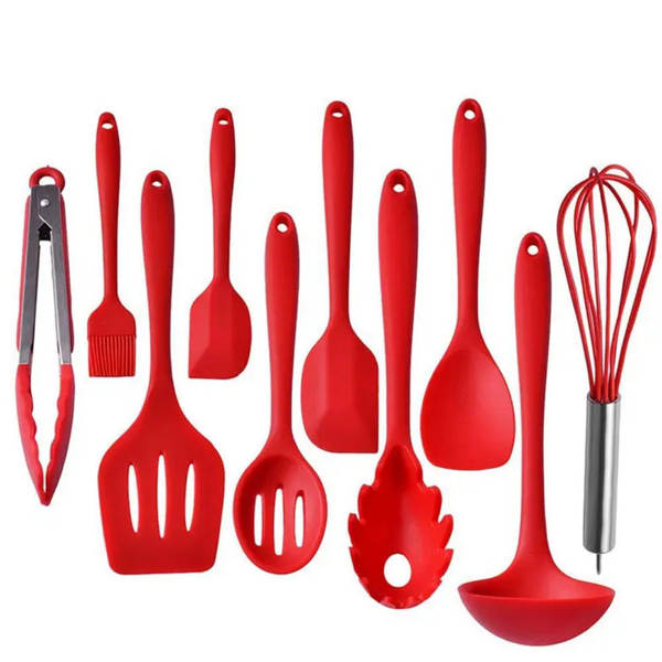 Conjunto de Utensílios de Cozinha de Silicone