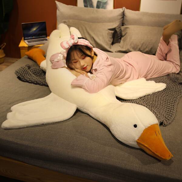 Pillow de Ganso de Pelúcia