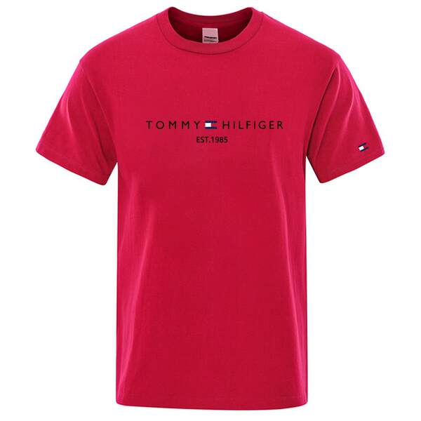 Hilfiger Pure Cotton T-Shirt de Verão Pure Cotton T-Shirt