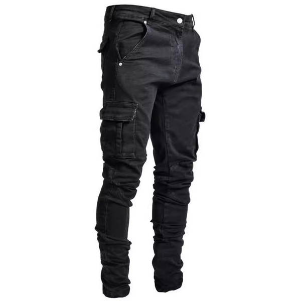2021 Euro-American Cross-Border New Jeans Homens Piso lateral Pequenos Pés Estreitos jeans NK012