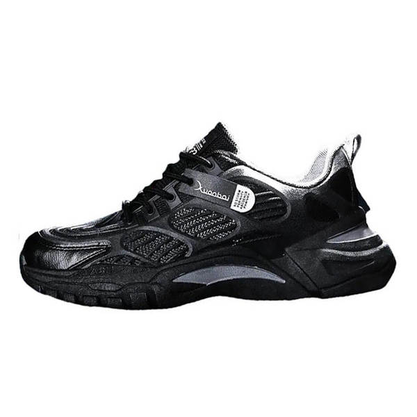 Sapatos masculinos transfronteiriços a granel de outono a vapor de ar de fundo escuro e branco Sapatos masculinos a vapor de fundo alto e baixo